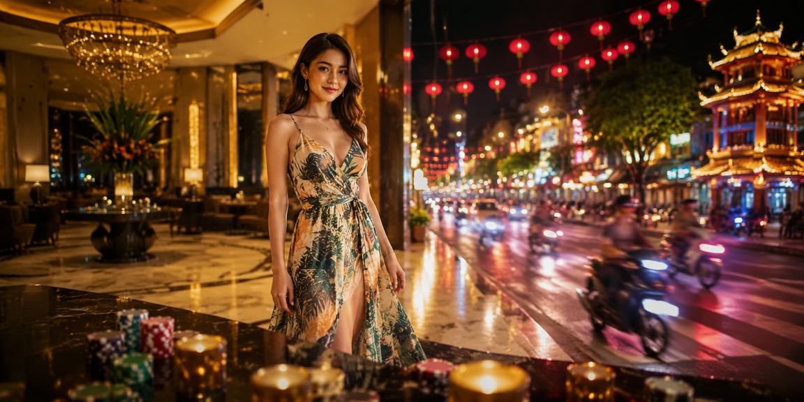 Khuyến mãi hoàn tiền và thưởng đặc biệt tại chợ đêm Huế phong cách casino