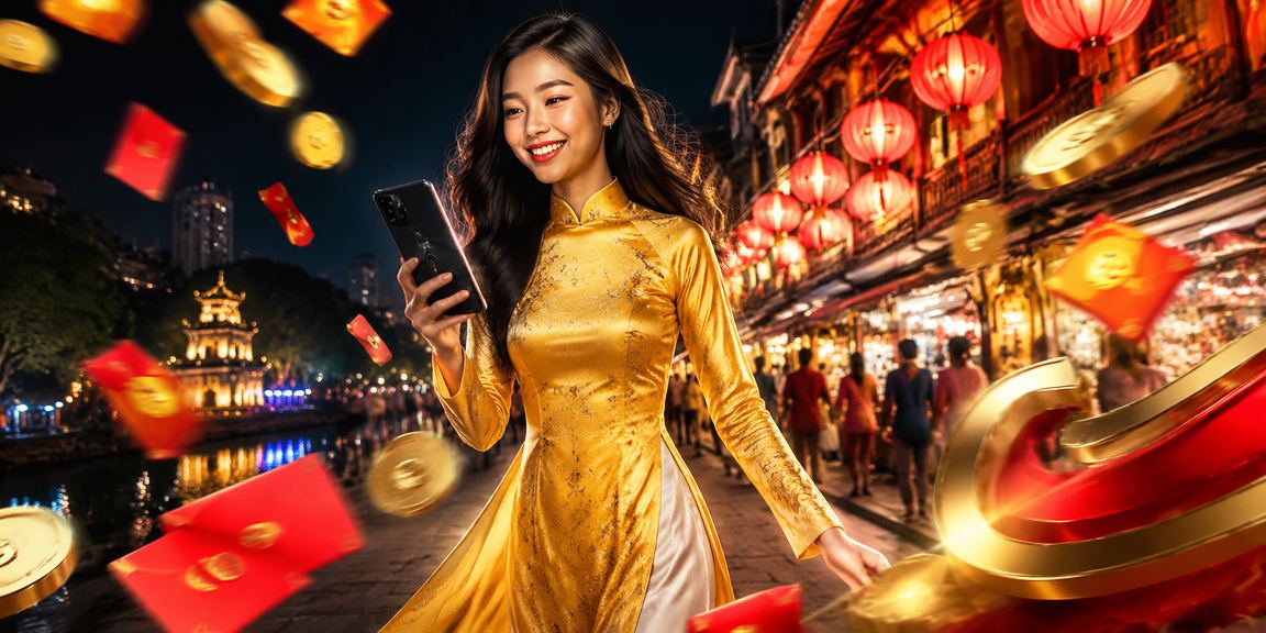 Người dùng tại Việt Nam xem danh sách voucher khuyến mãi trên điện thoại di động